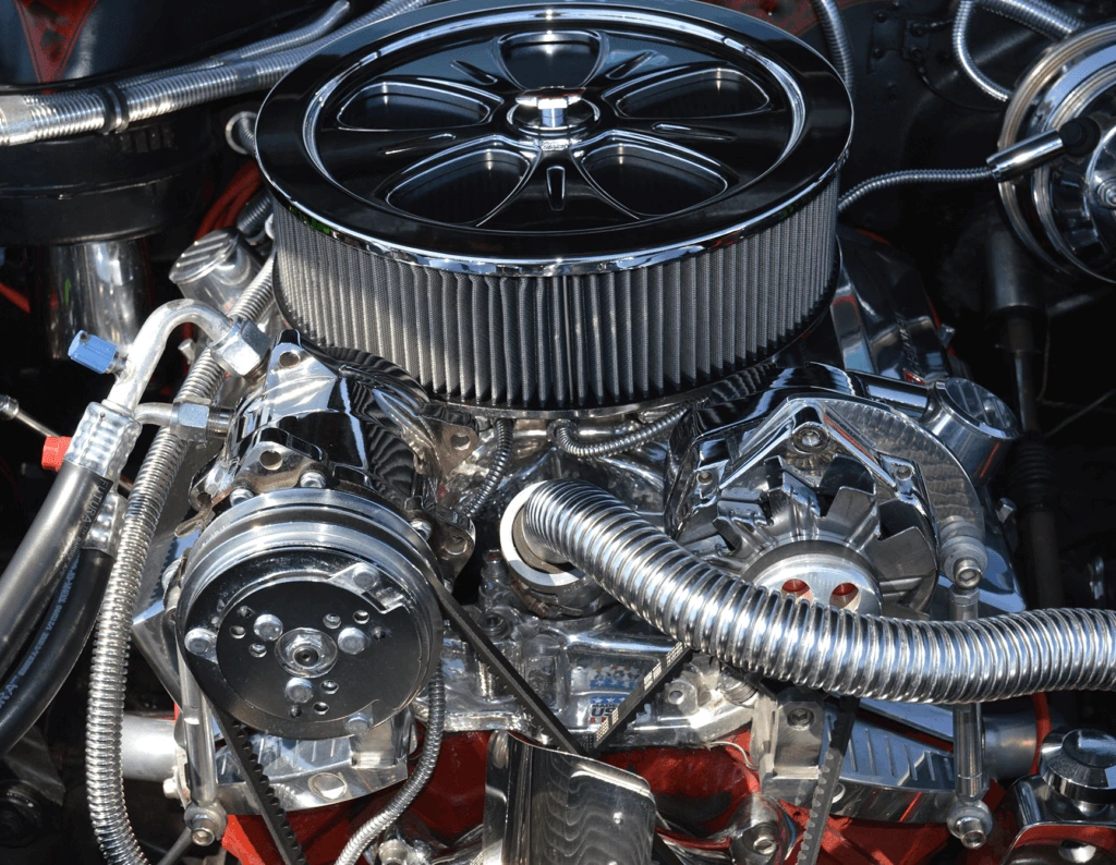 Chrome Under Hood Engine